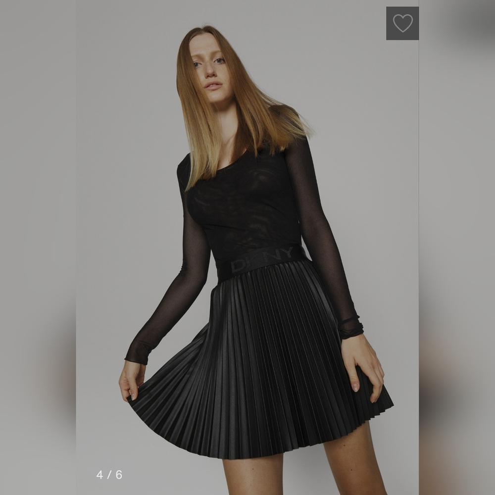 DKNY PLEATED SKIRT - Mini skirt size XL women's